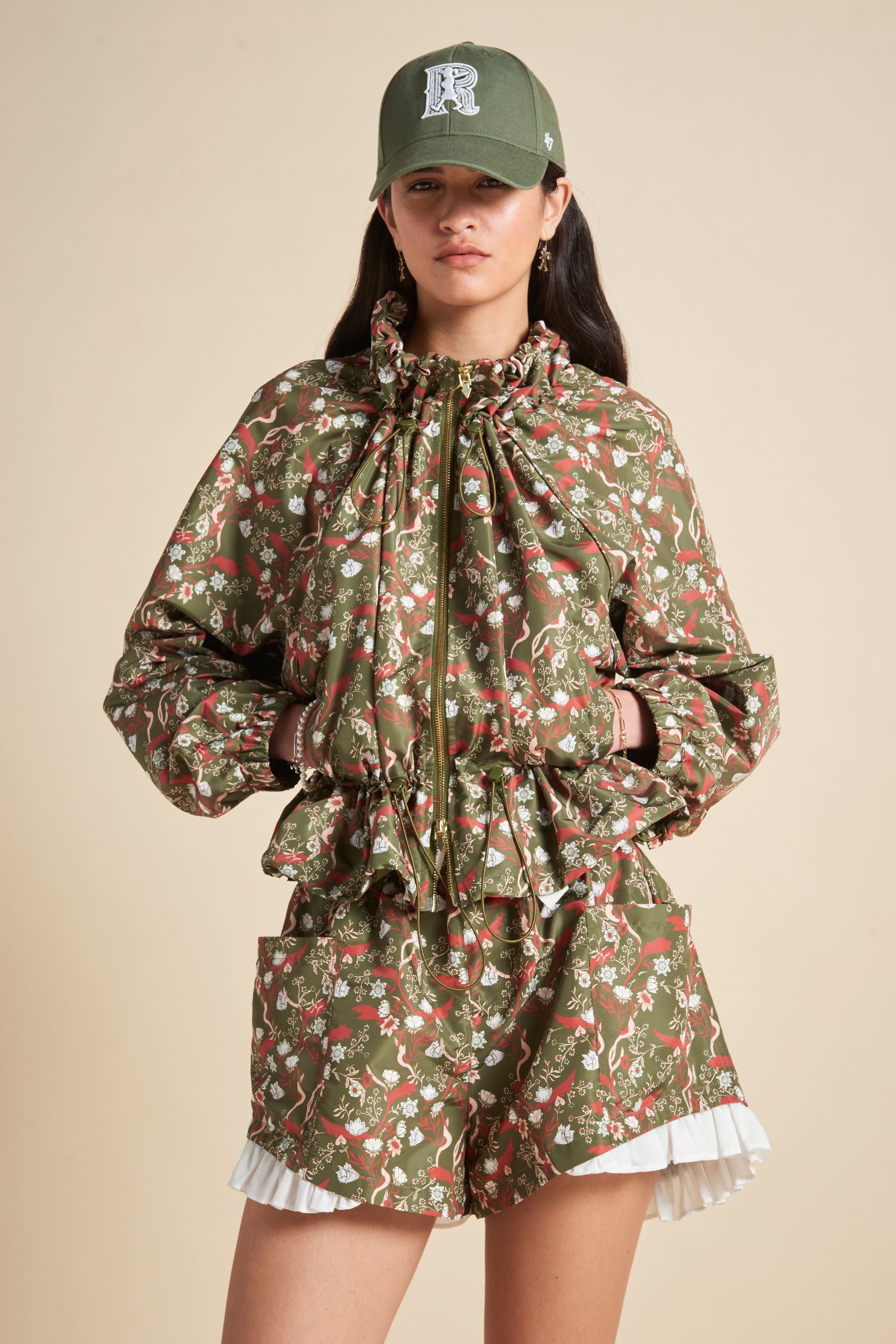 Karen Walker Devant giacca tecnica Olive Multi
