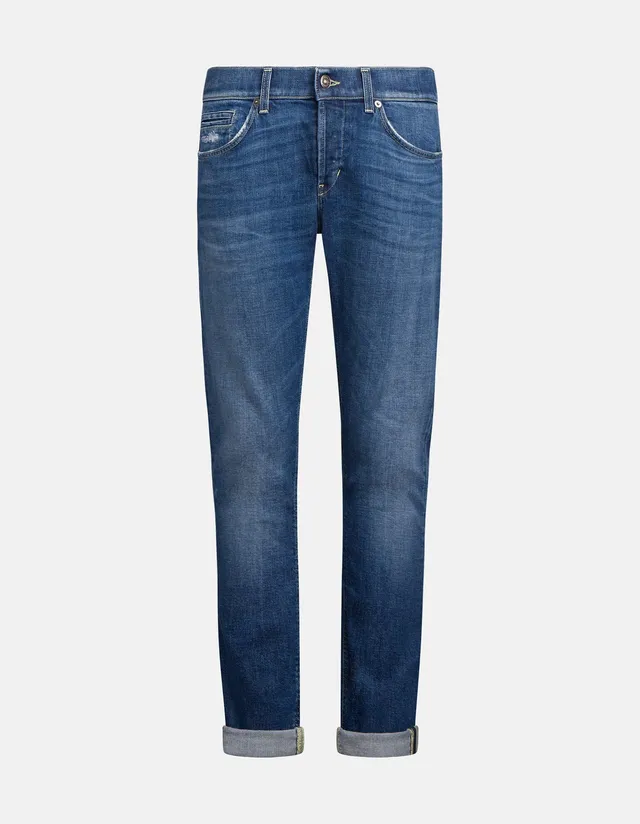 Dondup George UP232 jeans uomo skinny blu stretch