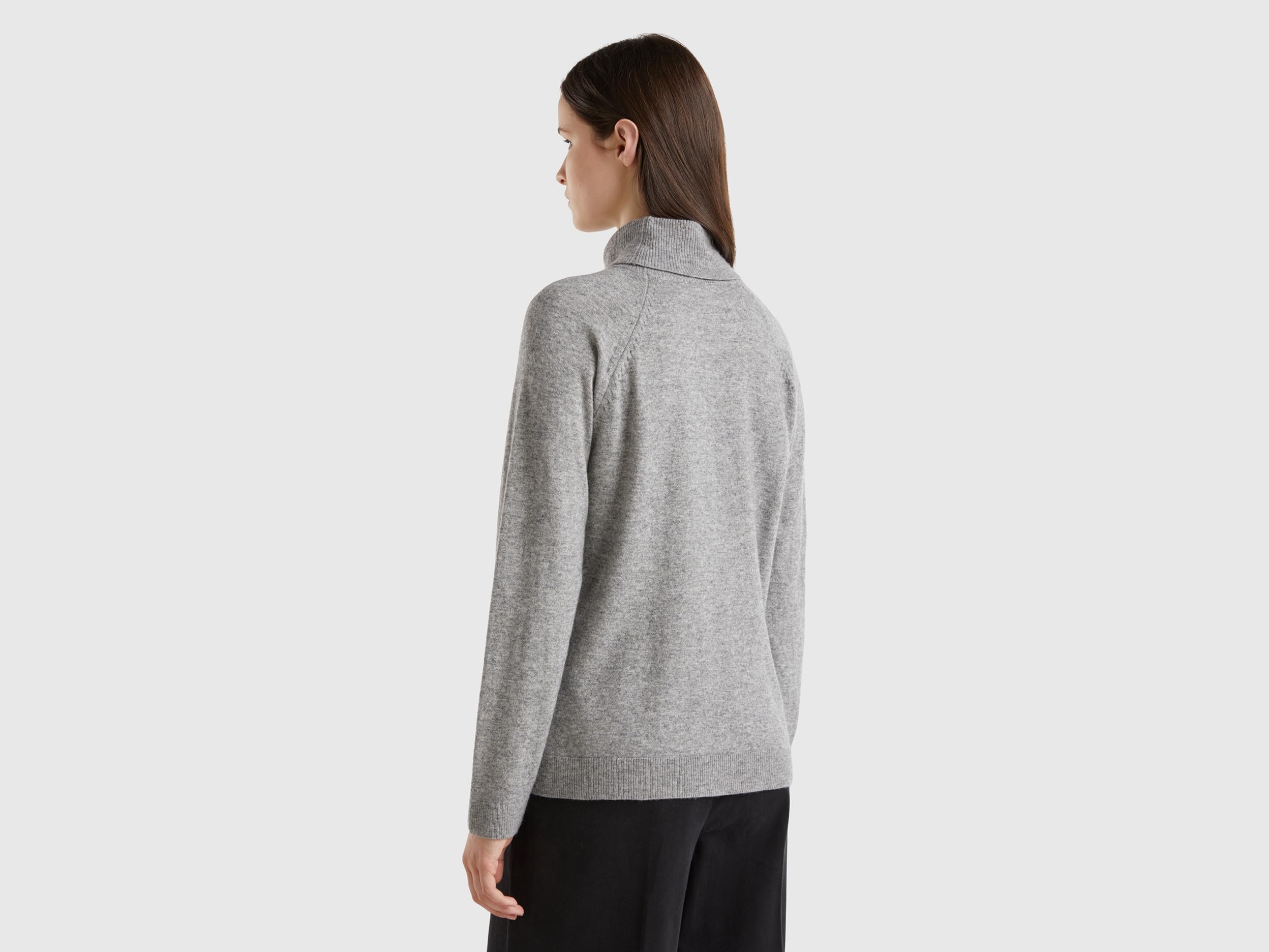 Benetton Maglia Ciclismo Donna L Grigia Manica Lunga