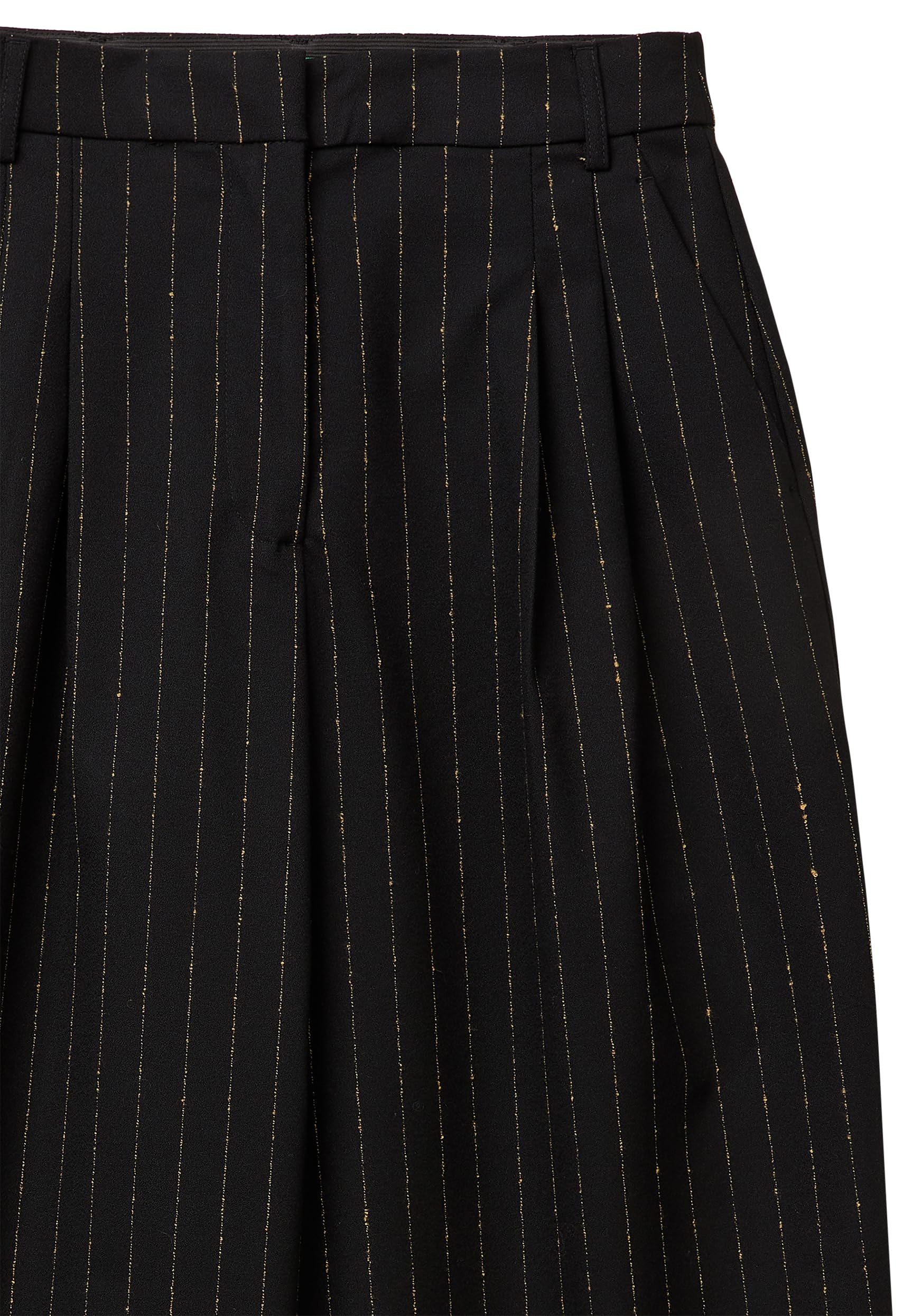 Benetton 4tuddf0af Pantaloni Donna 36 palazzo gessato