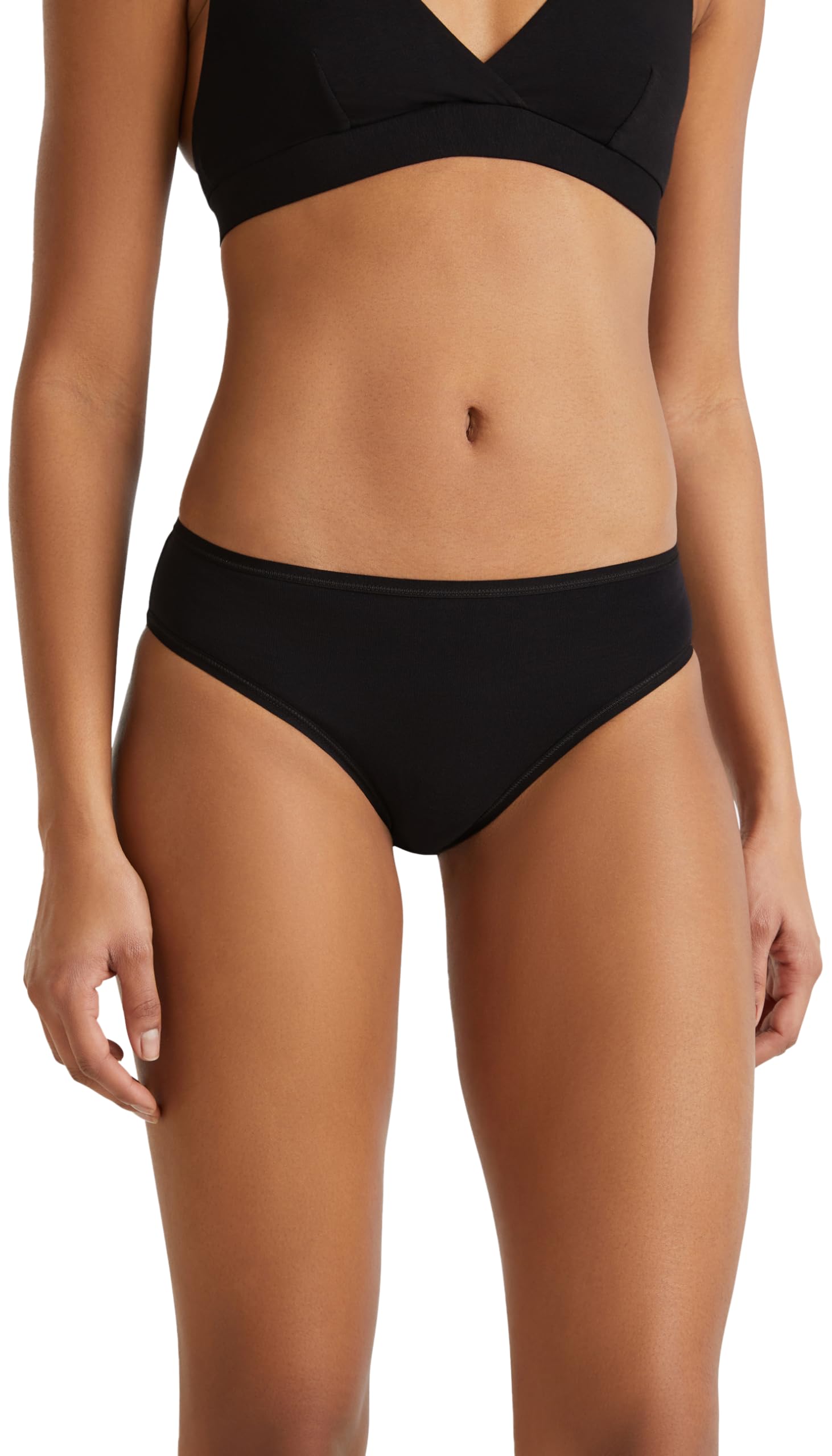 Benetton Slip vita semi-alta cotone piattina ultrasottile