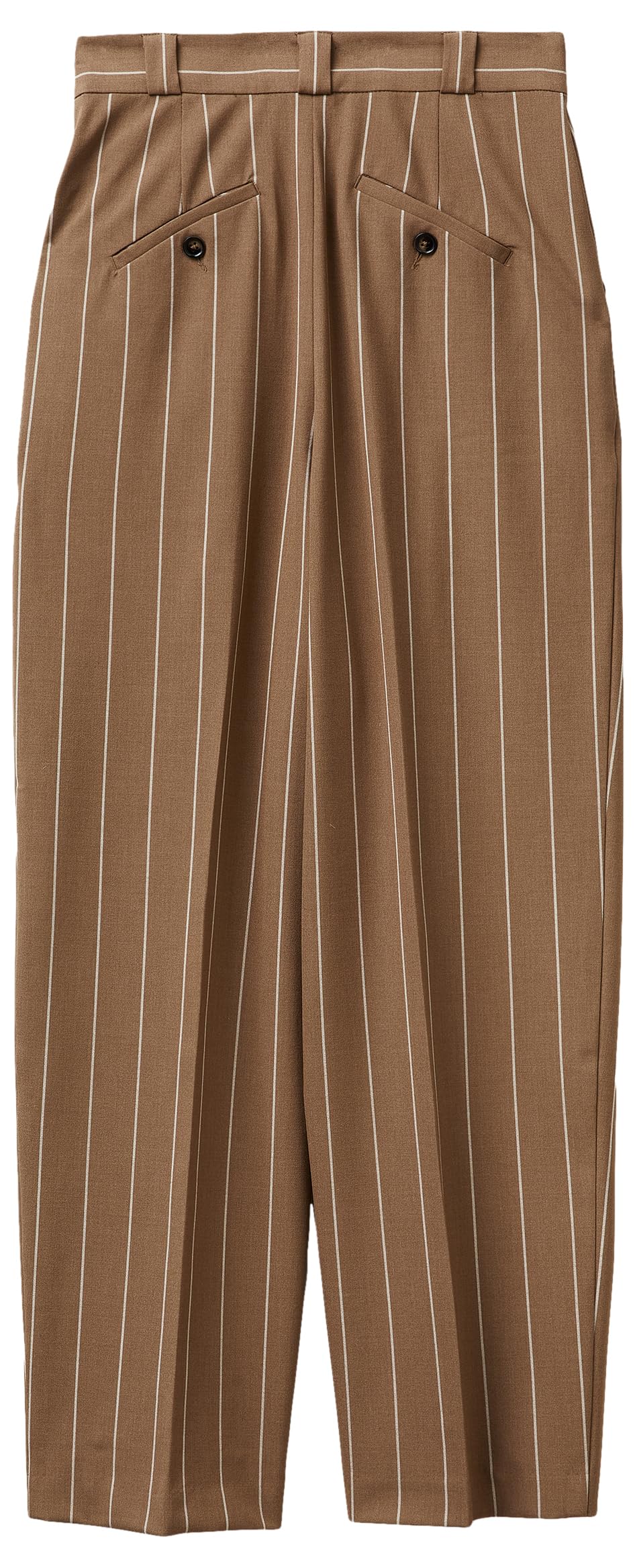 Benetton Pantaloni Carrot Pinces Tinta Unita