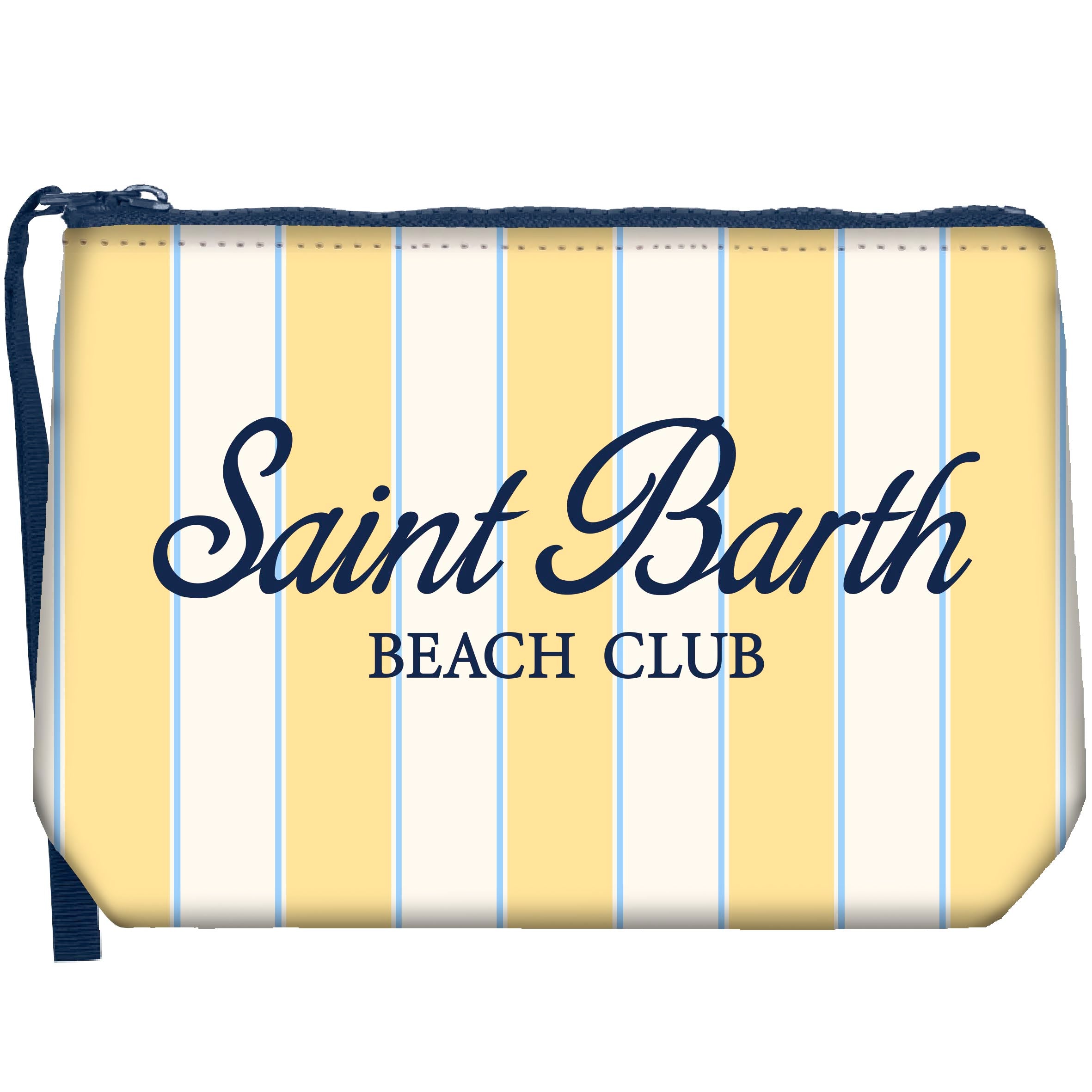 MC2 Saint Barth Aline 03279L pochette gialla righe scuba