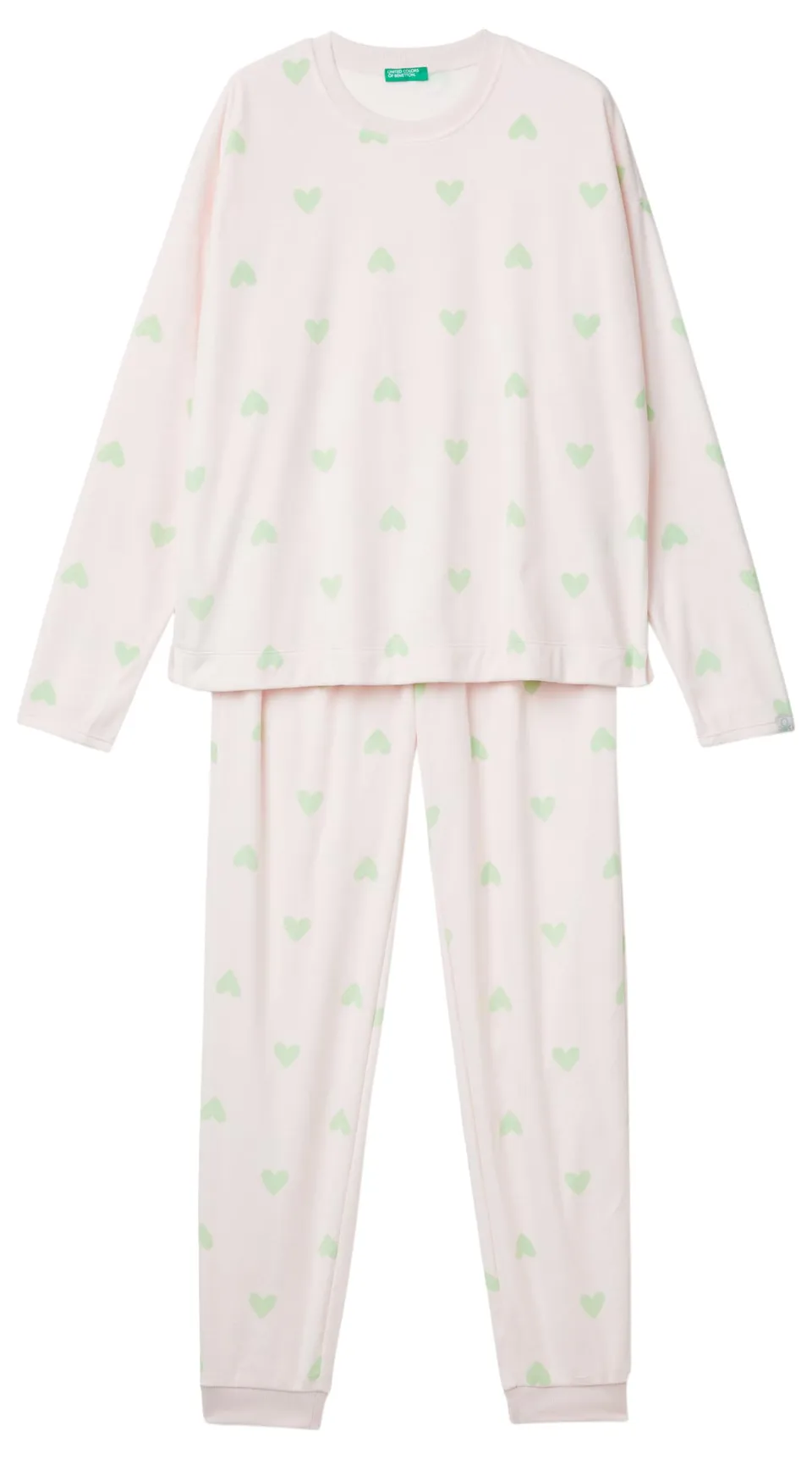 Benetton 360T3P030 Set Pigiama Donna L Ciniglia