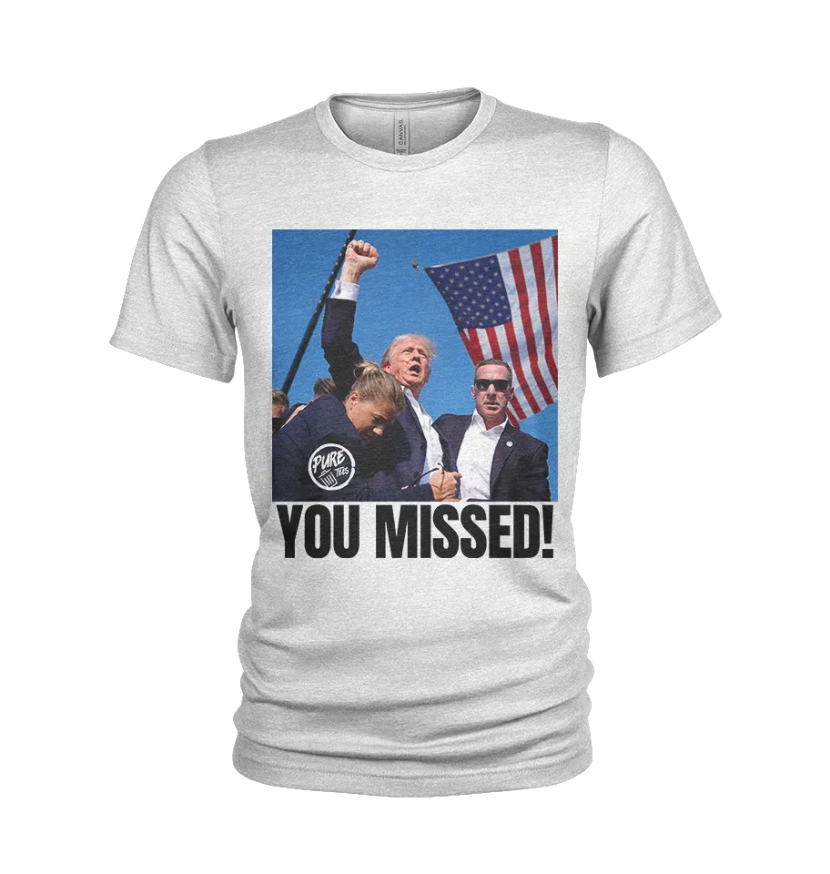 Pure Trash Trump You Missed t-shirt uomo rossa