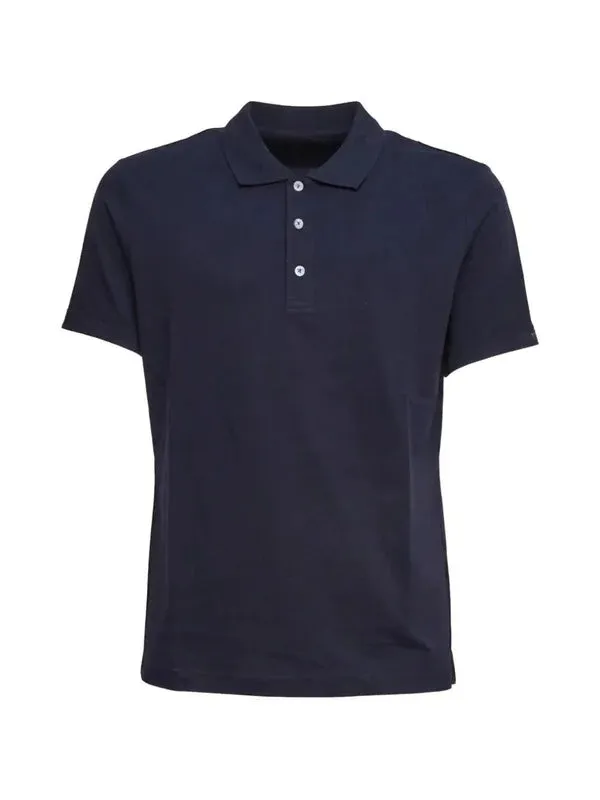 Fay NPMB2521340UC Polo Uomo Blu Jersey Cotone