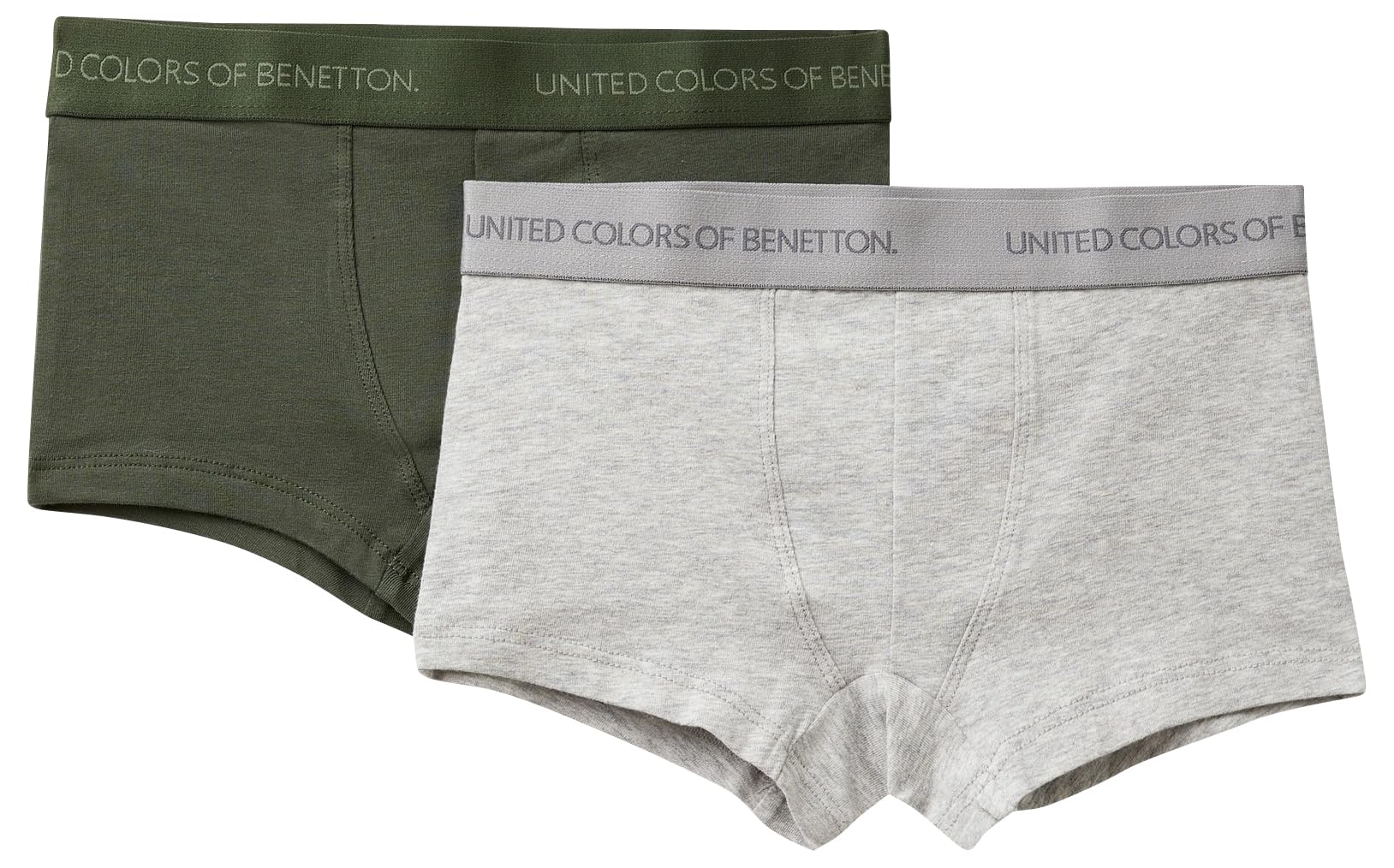 Benetton 3op80x230 Boxer Bambino Nero 2 Pezzi