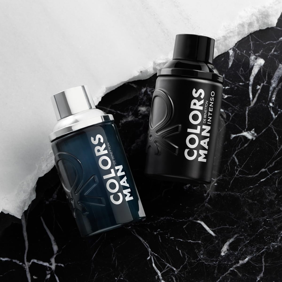 Benetton Colors Black Intenso profumo uomo 100 ml legnoso