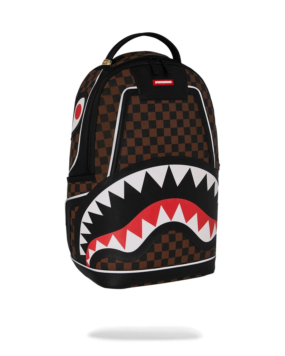 Sprayground Sharks in Paris 910B7409NSZ zaino marrone PVC