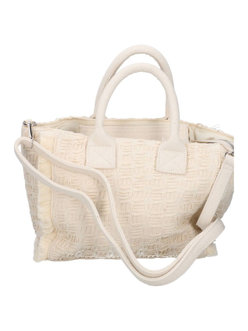 Gaelle Paris GAACW03179 shopper beige logo ricamato