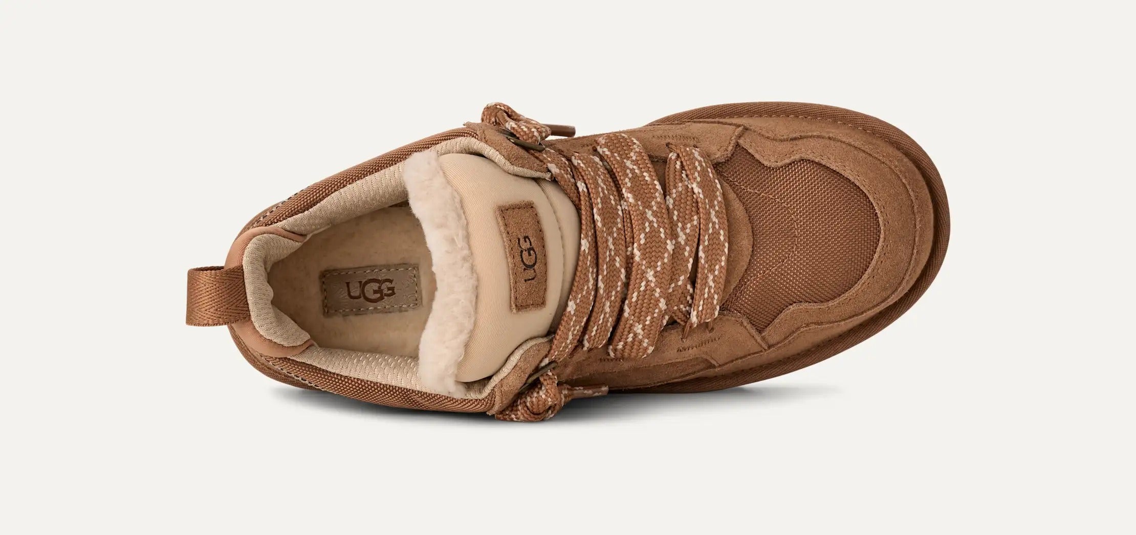 Ugg Lowmel 1170750 sneakers uomo chestnut suede