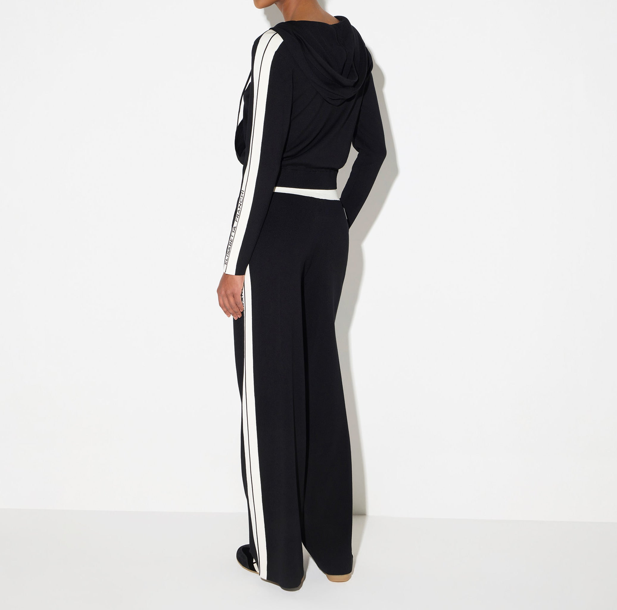 Elisabetta Franchi MK15S66E2 Felpa Donna Nero Burro