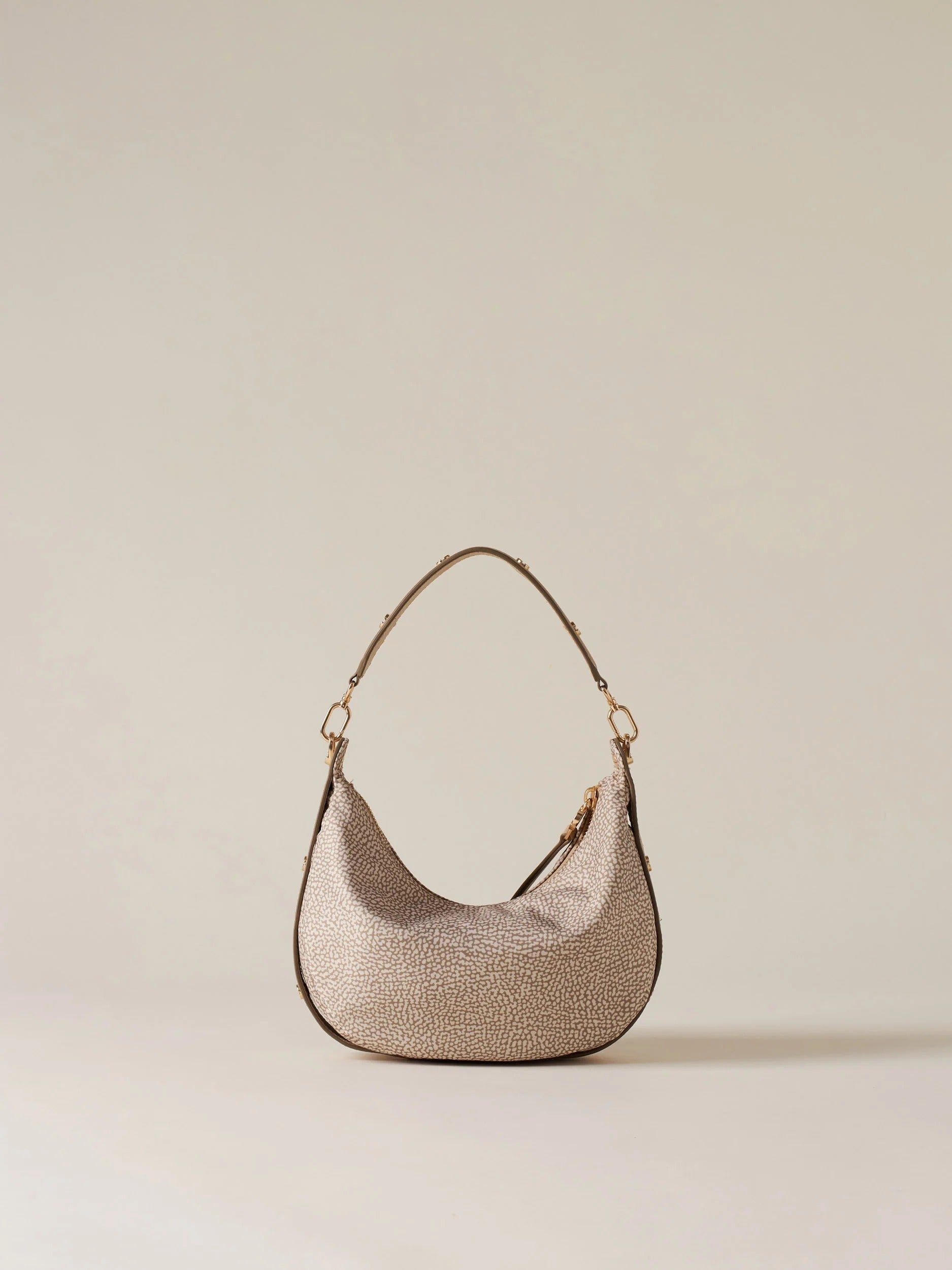 Borbonese Frame 91010219 AH1 borsa hobo sabbia OP
