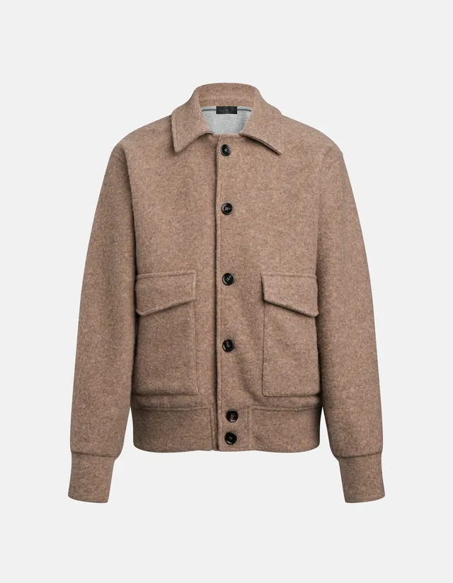 Dondup JU051 KF0262U Giacca Lana Terra Taglia L