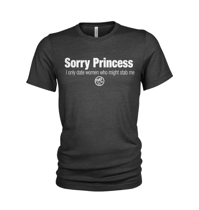 Pure Trash Sorry Princess maglietta uomo cotone vintage