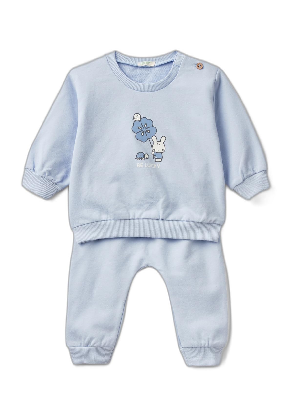 Benetton Pantaloni e Jeans Bimbi Pantalone Felpa Stampa 56