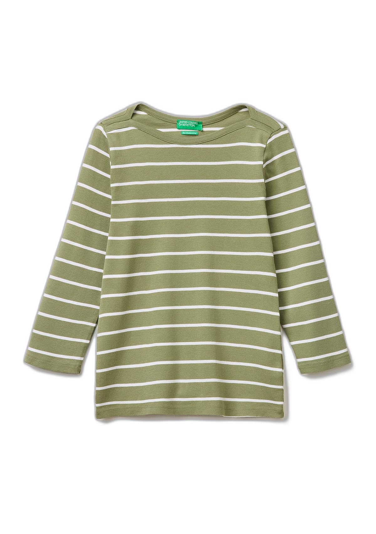 United Colors of Benetton 339pd10c4 T-shirt slim XS bianca