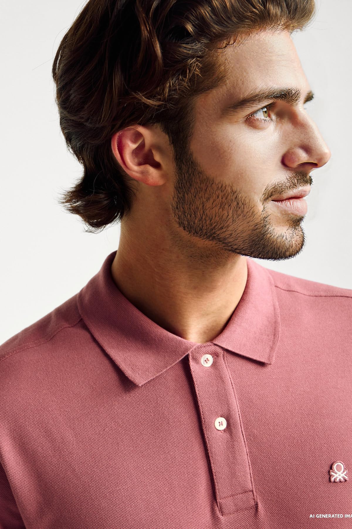 Benetton Polo Uomo 3089j3179 Piquet Regular