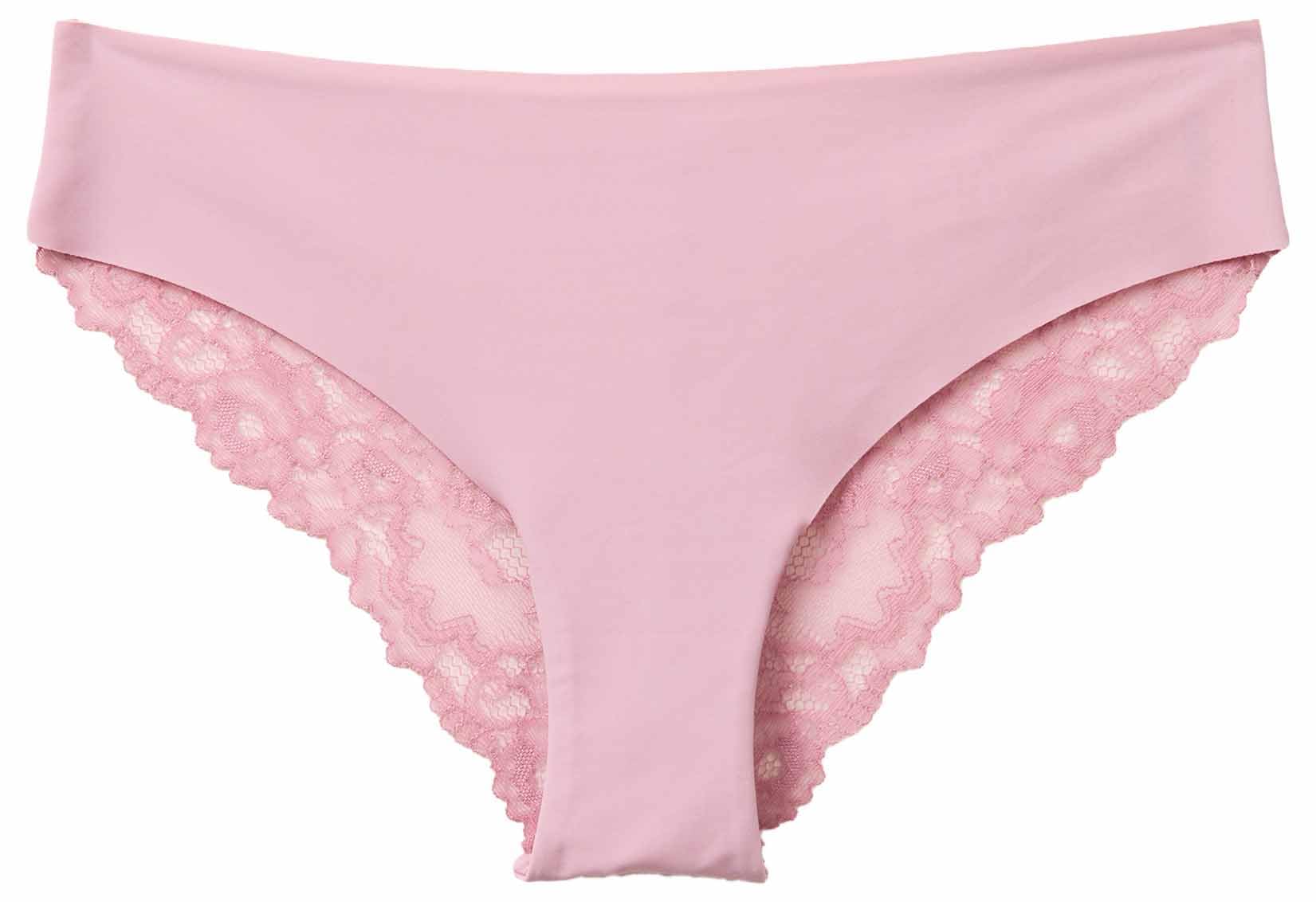 Benetton Intimo e Pigiami 3LEG1S02L Slip Brasiliana Nero pizzo