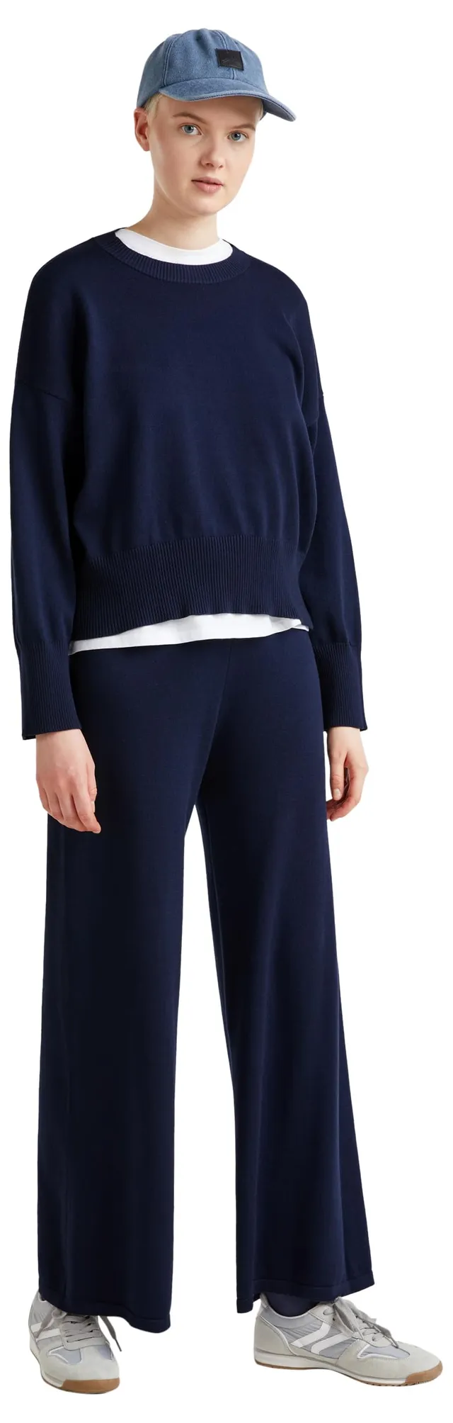 Benetton Maglieria 1294d10dp maglione donna M girocollo