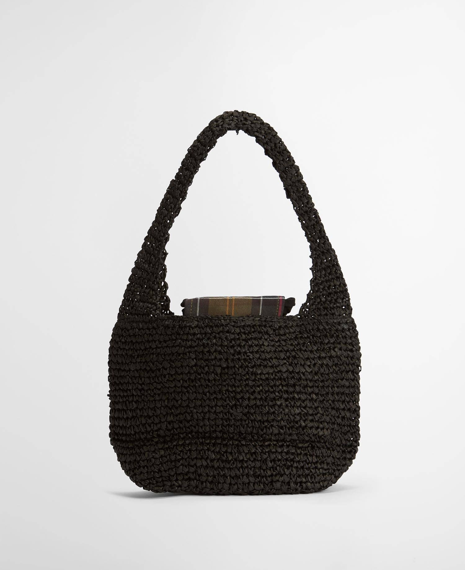 Barbour Lily Soft LBA0466 tote nero rafia donna