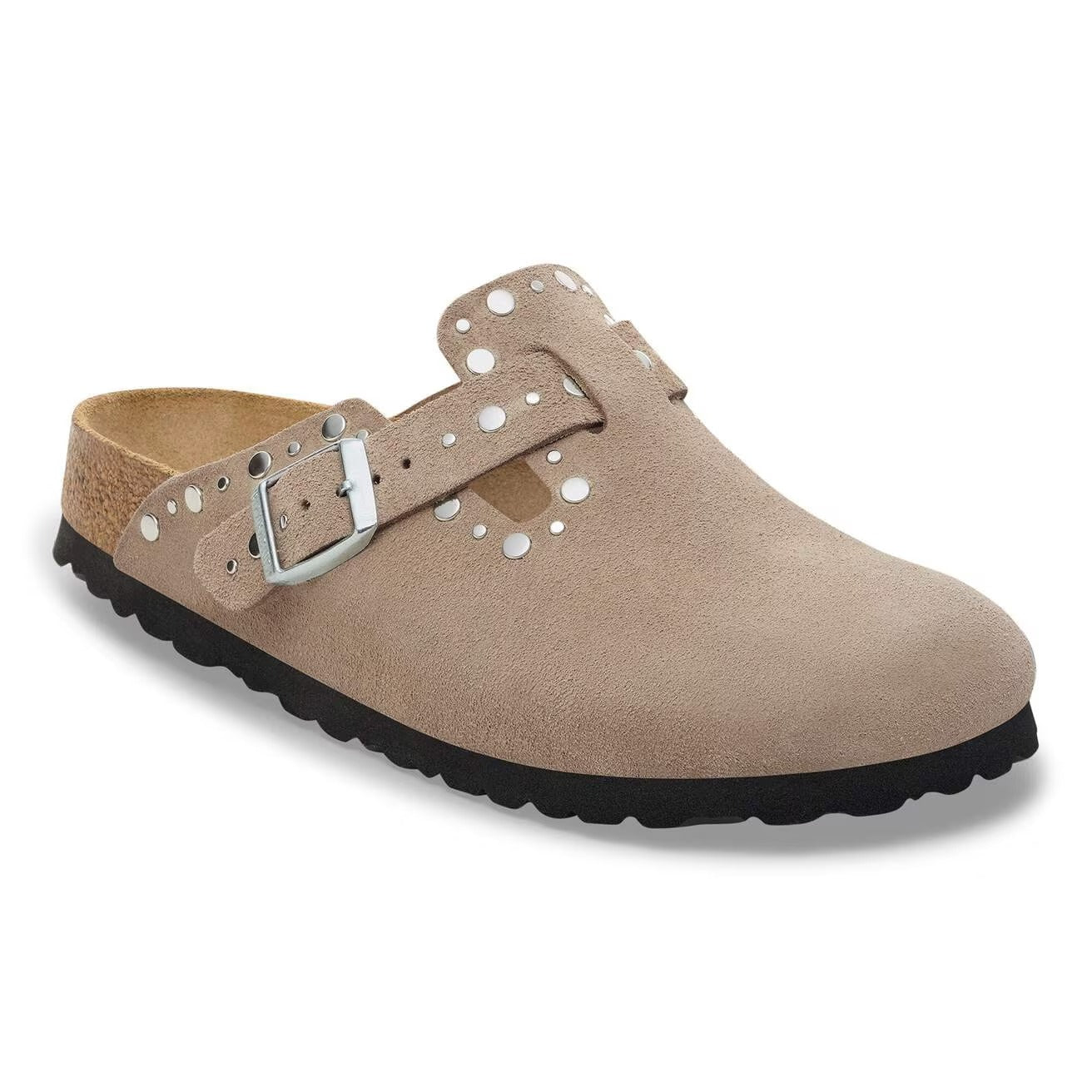 Birkenstock Boston Rivet Ciabatta Donna Taupe 1030418