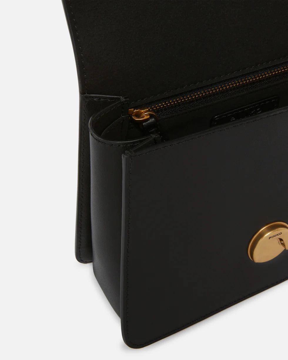 Pinko Mini Love One 100071 A0F1 borsa nero antique gold