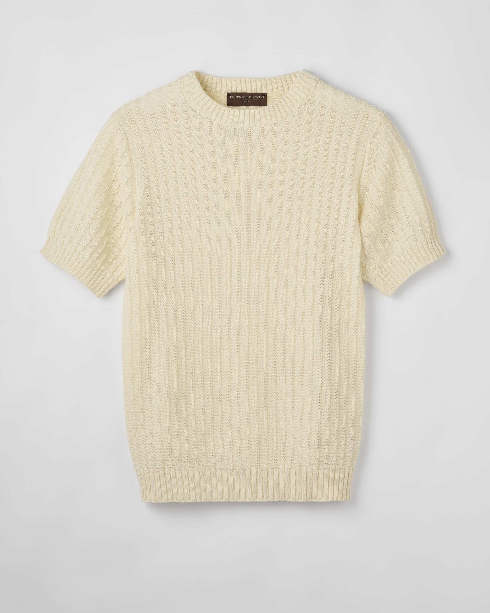 Filippo De Laurentiis CM7CQ maglia uomo latte cotone