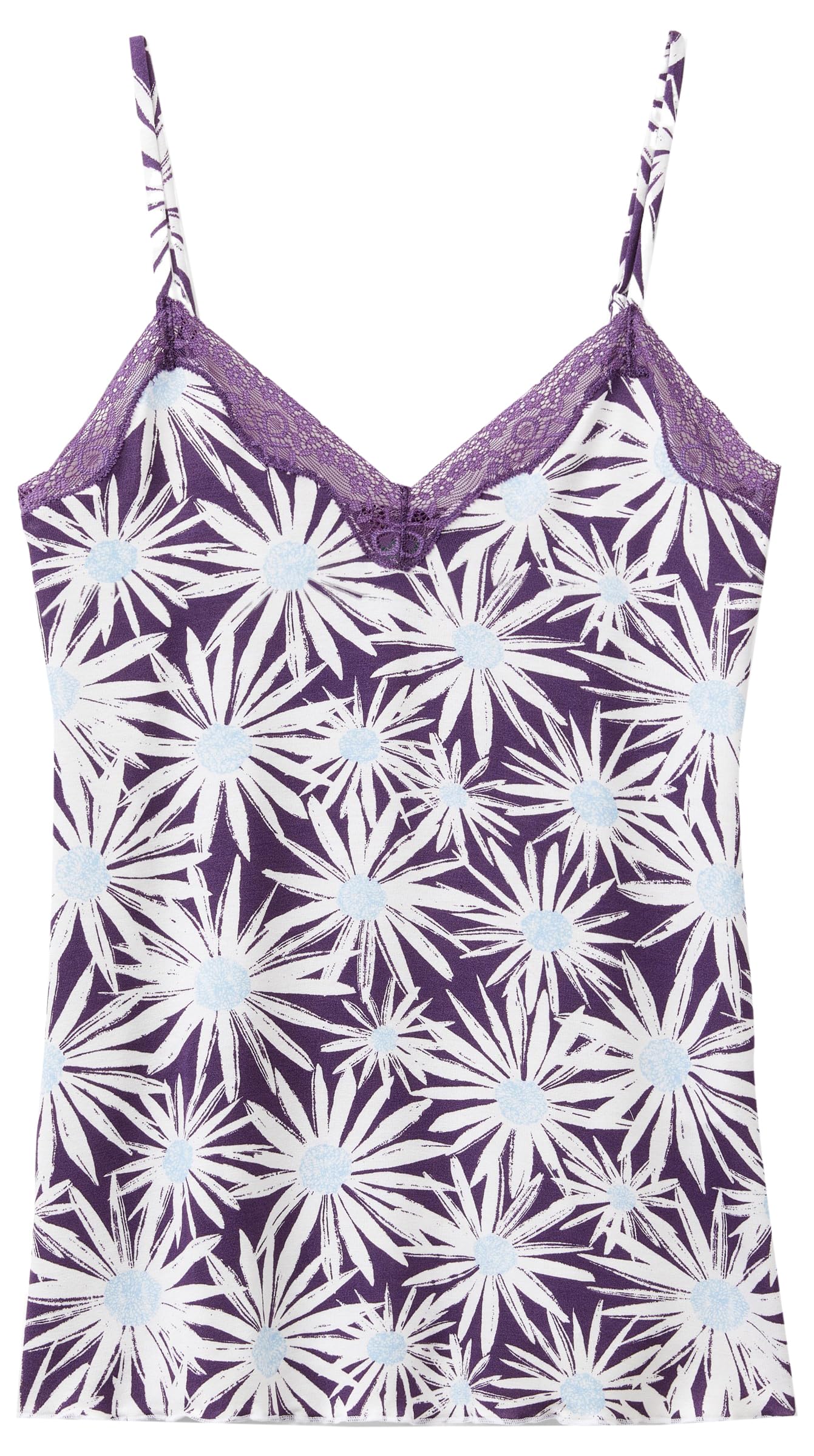 Benetton 3JWV3H009 canottiera donna XXS viscosa pizzo