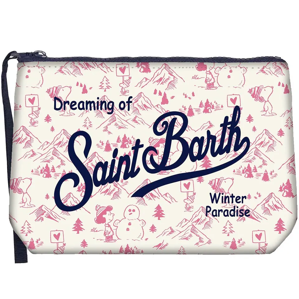 MC2 Saint Barth Aline W Pochette Peanuts Panna Rosa