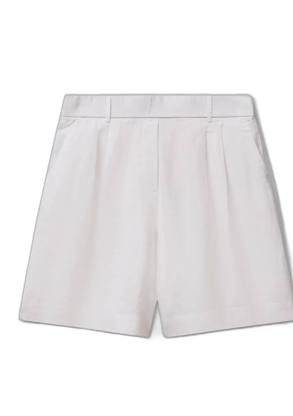 Benetton 4AGHD901V Bermuda Lino Bianco XXS
