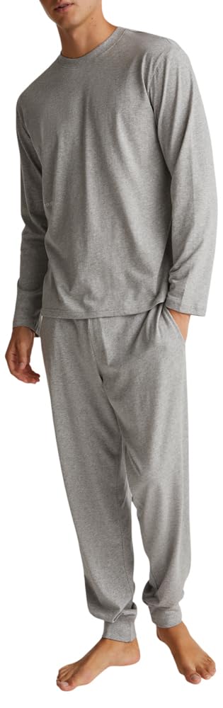 Benetton 30964m021 Maglia Pigiama Uomo Jersey Stampa