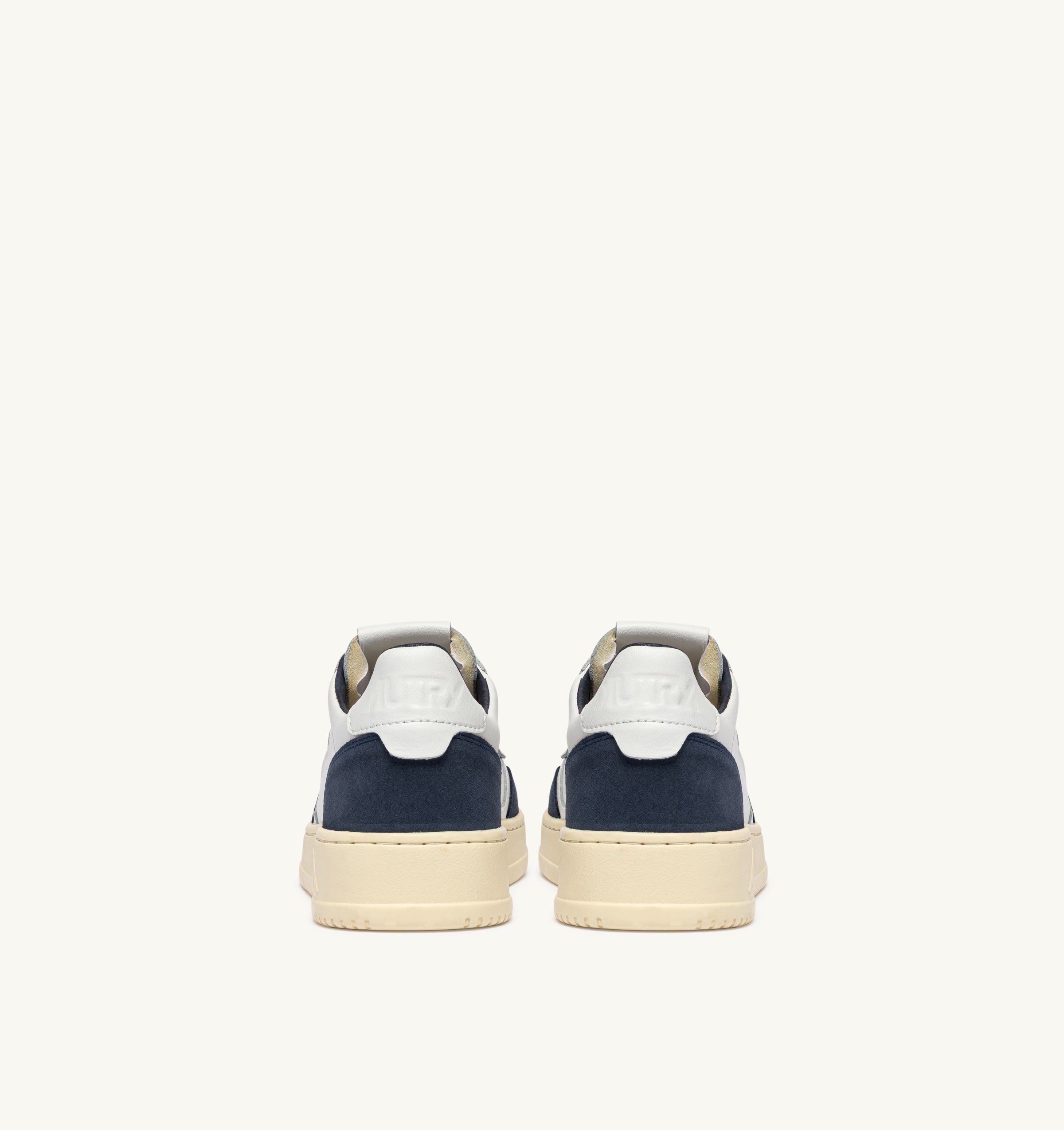 Autry Medalist Low AULM-FT22 sneakers uomo White Denim pelle