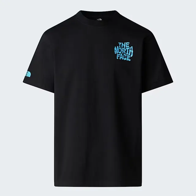 The North Face Drip Logo NF0A8GAB T-Shirt Uomo Nero Cotone