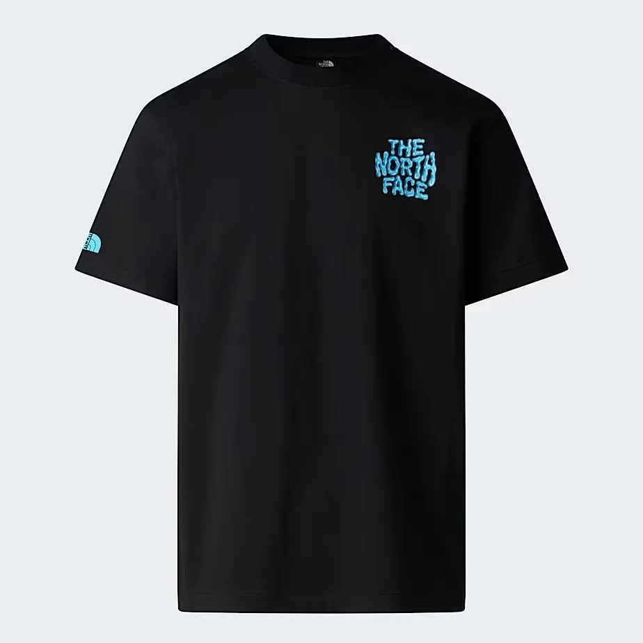 The North Face Drip Logo NF0A8GAB T-Shirt Uomo Nero Cotone