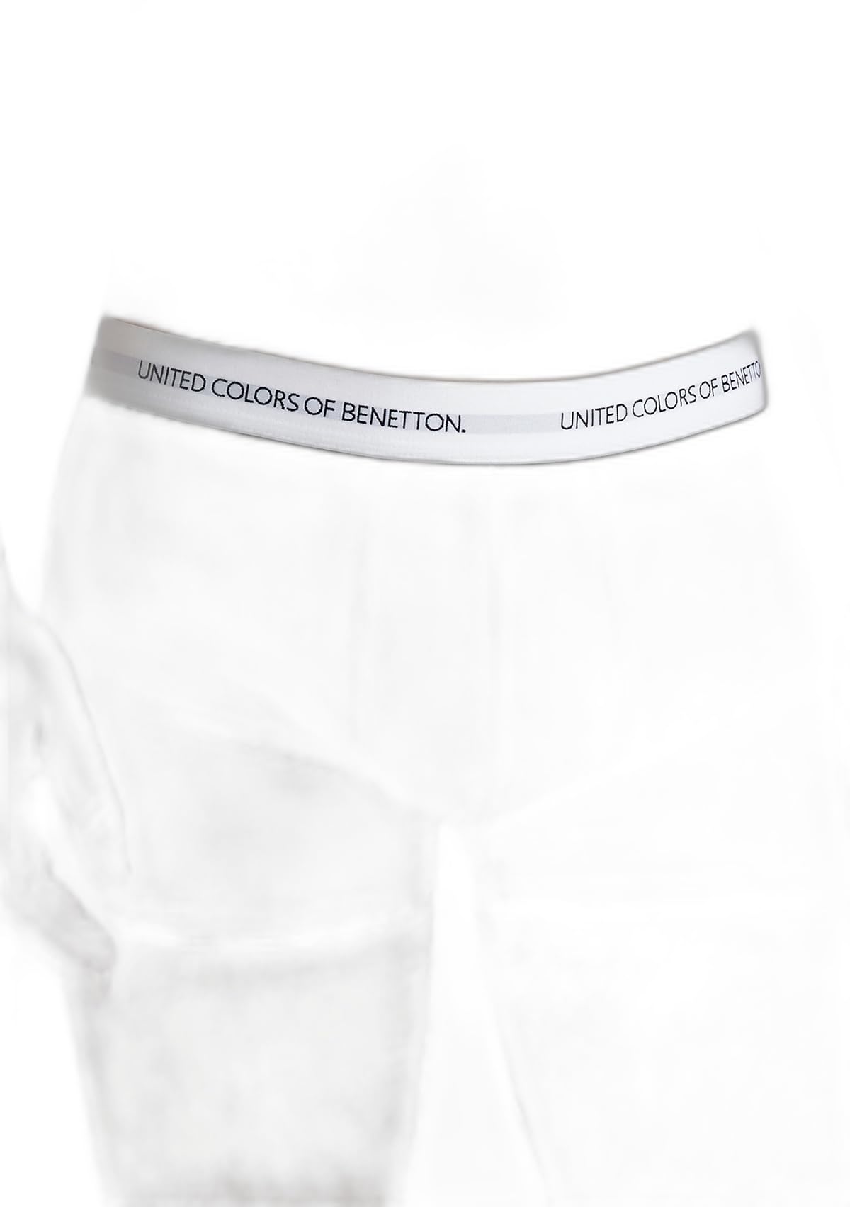 Benetton boxer pantalone uomo celeste 2k3 cotone organico