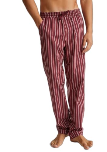 Benetton Pantalone Pigiama Uomo Tela Rosso Taglia S