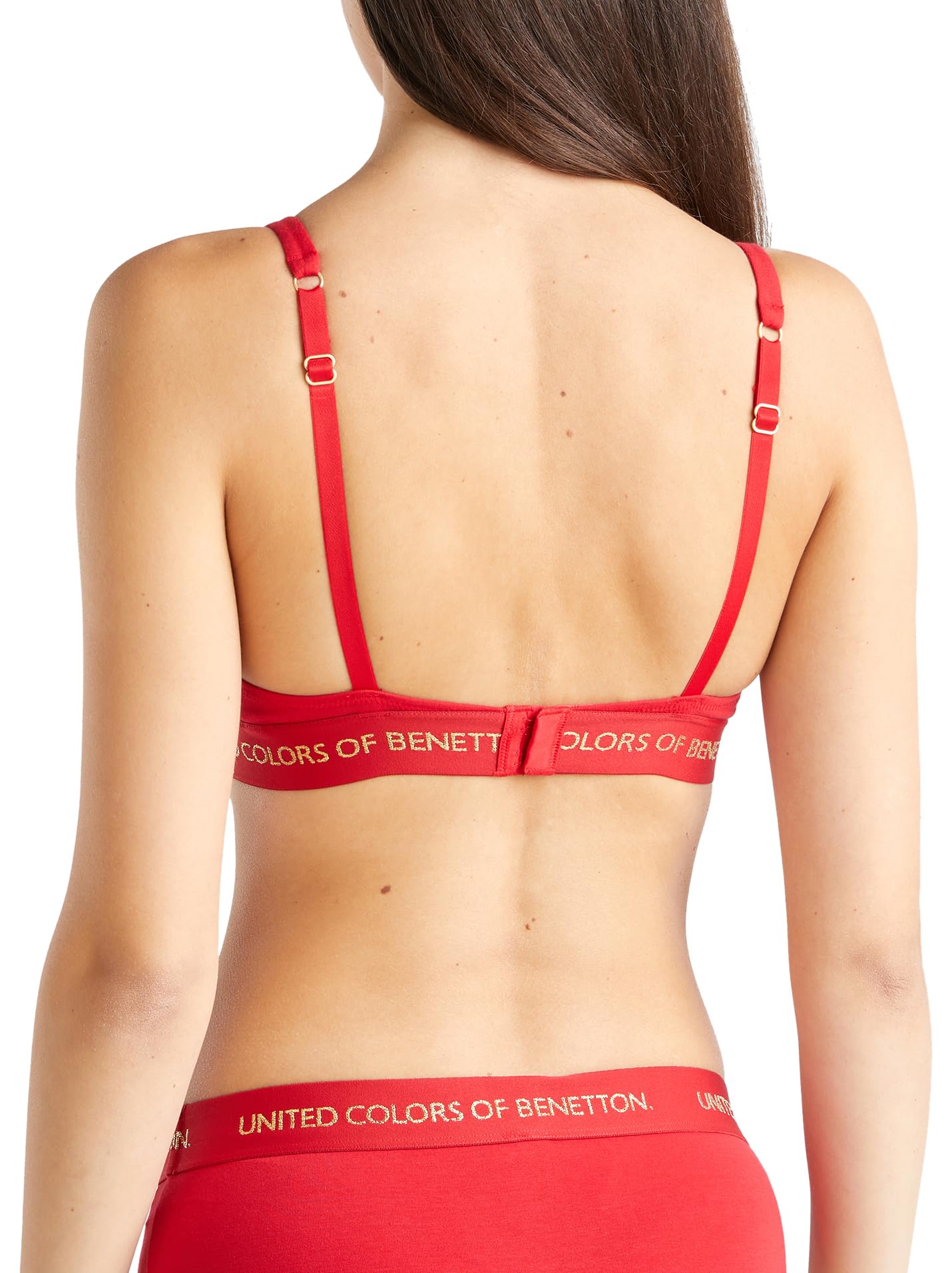 Benetton reggiseno triangolo cotone organico senza ferretto L