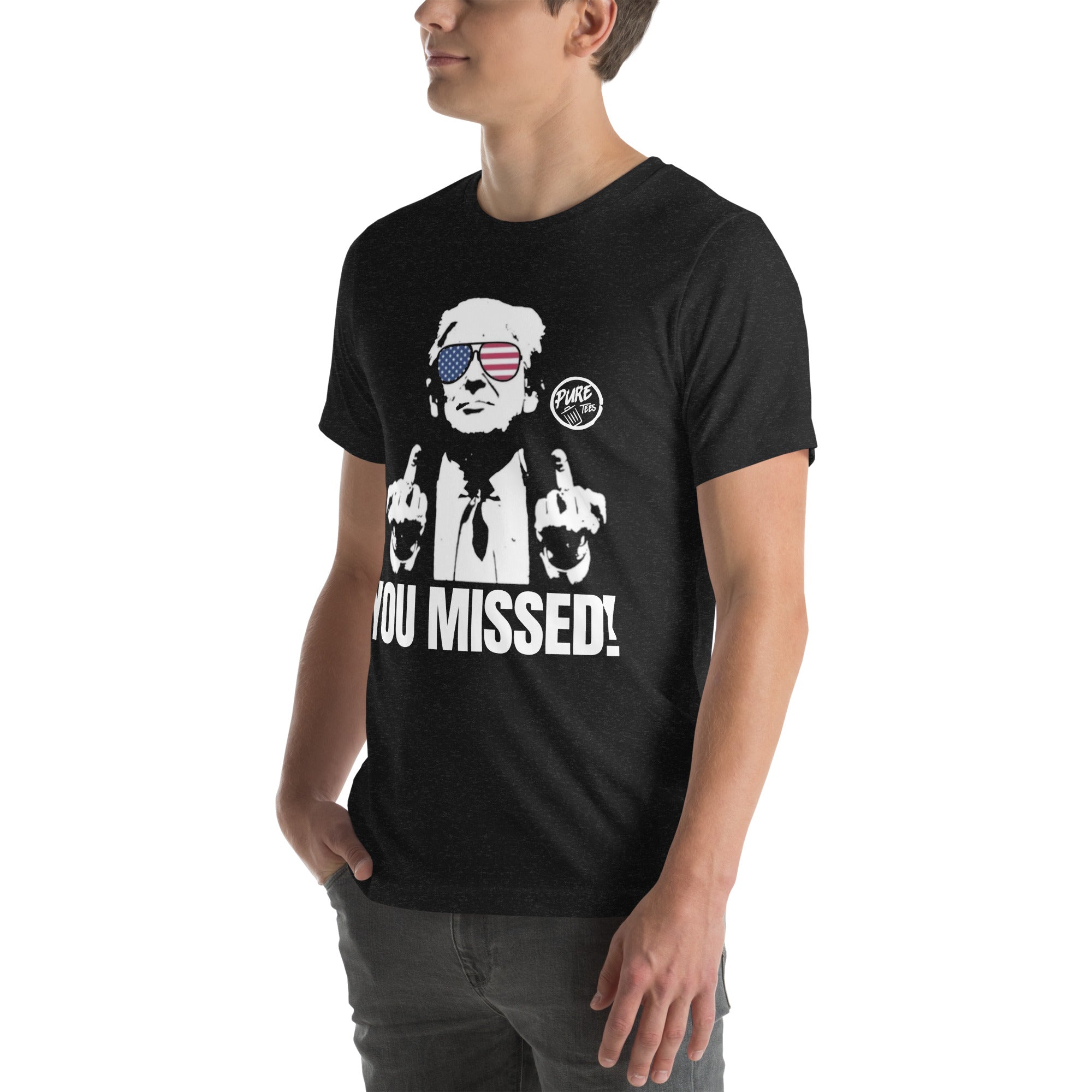 Pure Trash Trump You Missed T-shirt uomo cotone regular