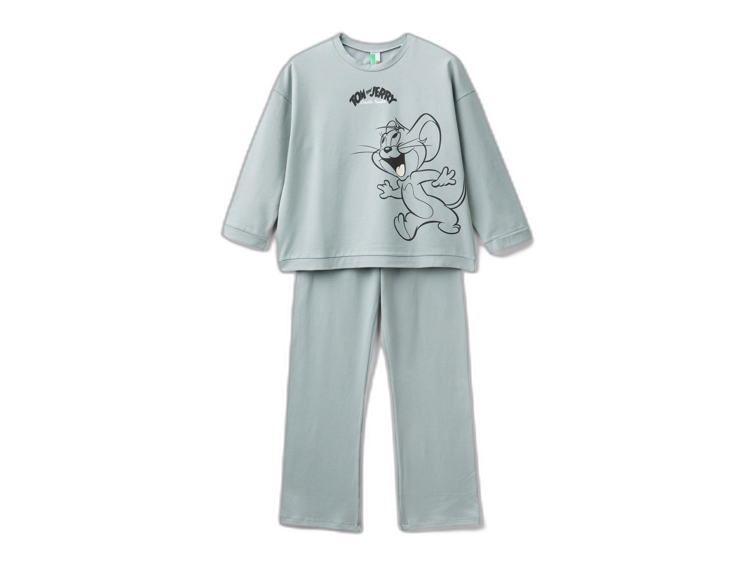 Benetton 3DKE0P07C Pigiama Bimba 90 Tom e Jerry