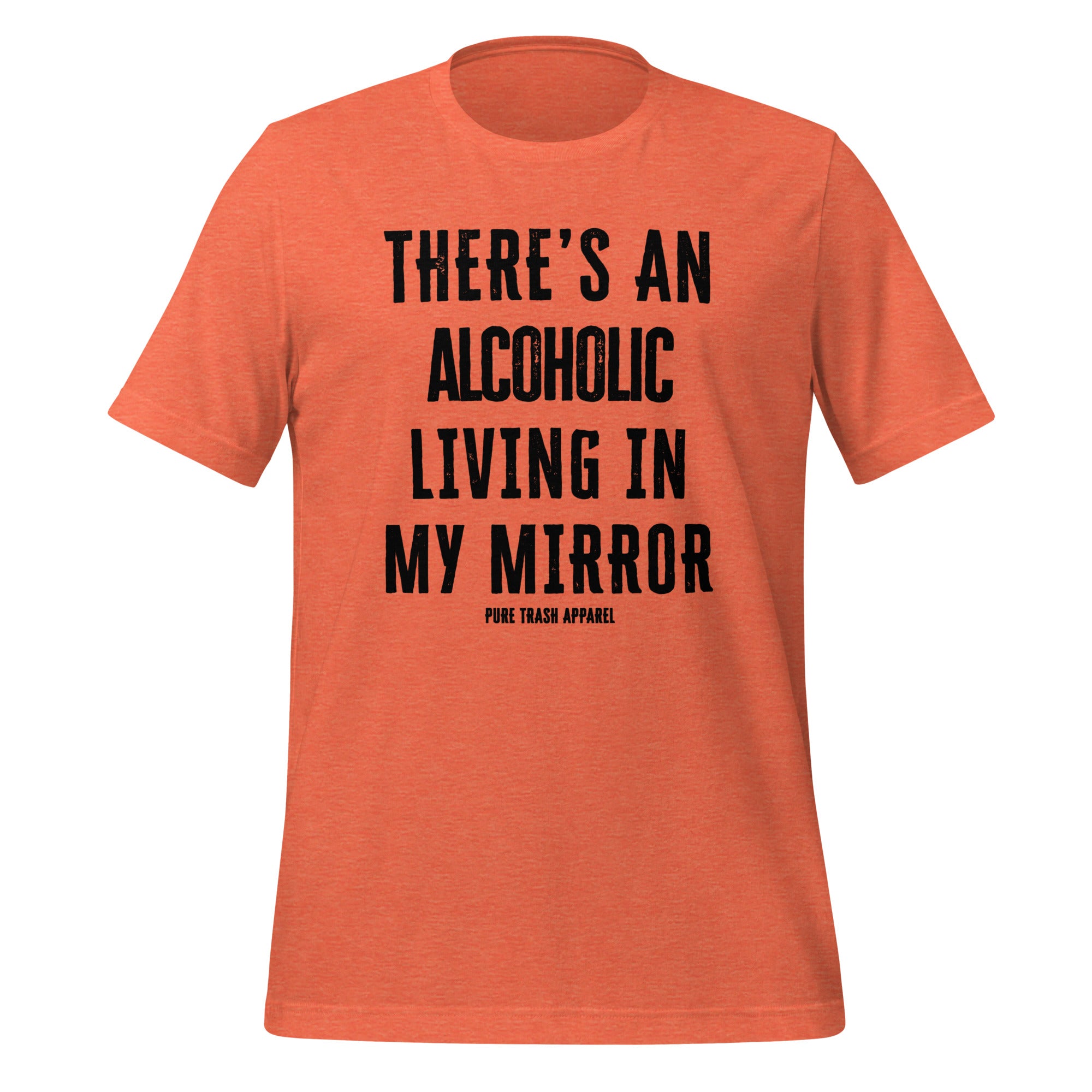 Pure Trash Alcoholic Mirror maglietta uomo verde cotone