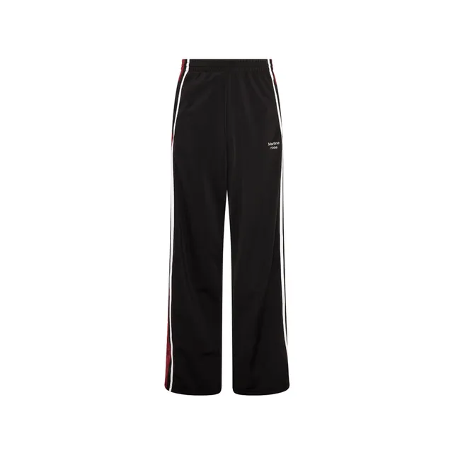 Martine Rose Wide Leg Pantaloni Tuta Burgundy