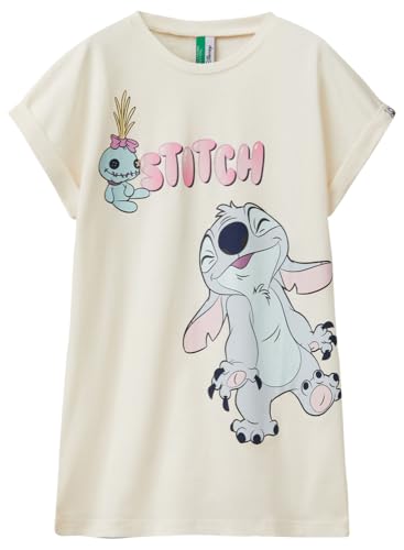 Benetton Camicia da Notte Bambina Lilo&Stitch Cotone XS