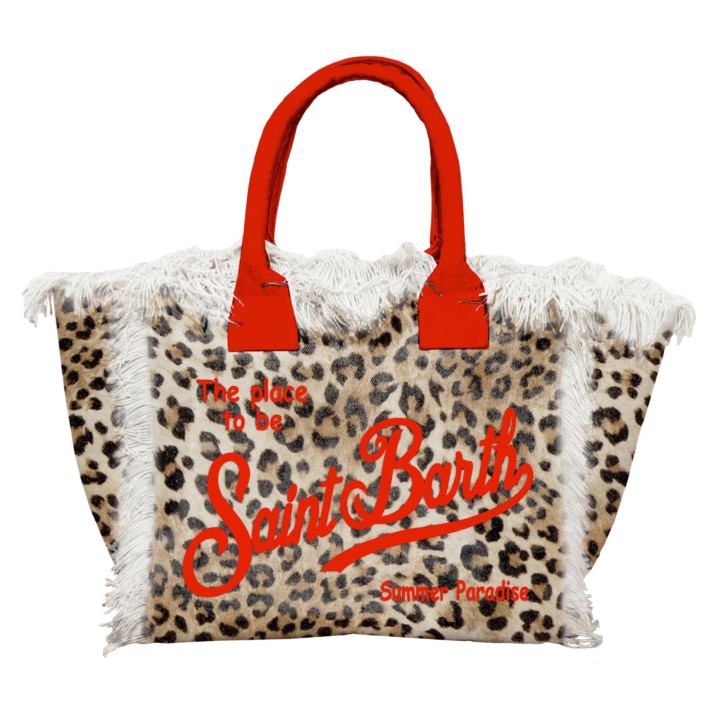 MC2 Saint Barth Colette 00329L borsa donna leopard cotone