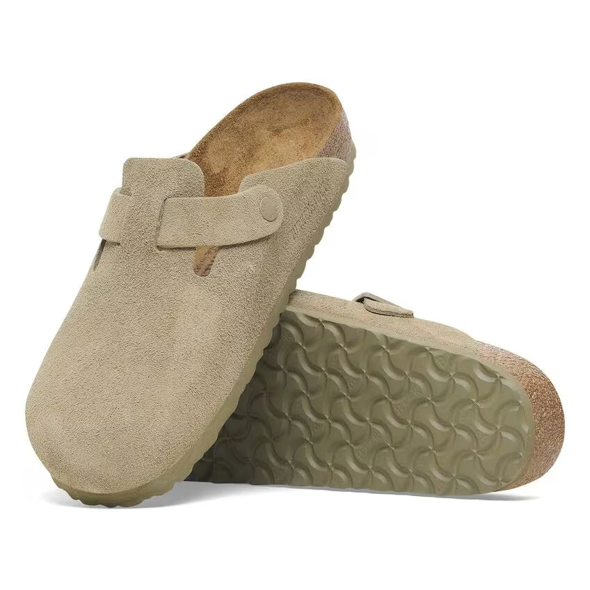 Birkenstock Boston 1025844 Ciabatta Faded Khaki Unisex