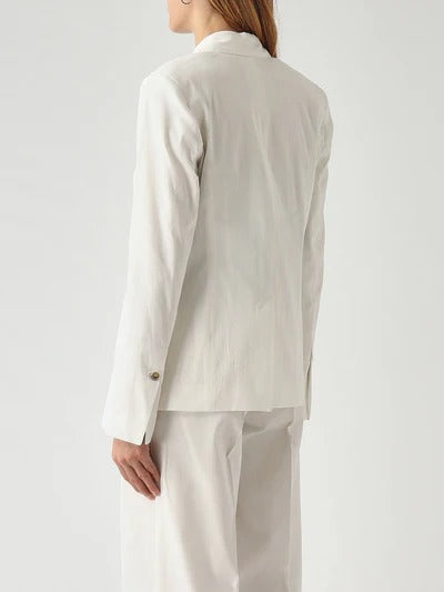 Pinko Freda 106597 A34I Giacca Donna Bianco Lino