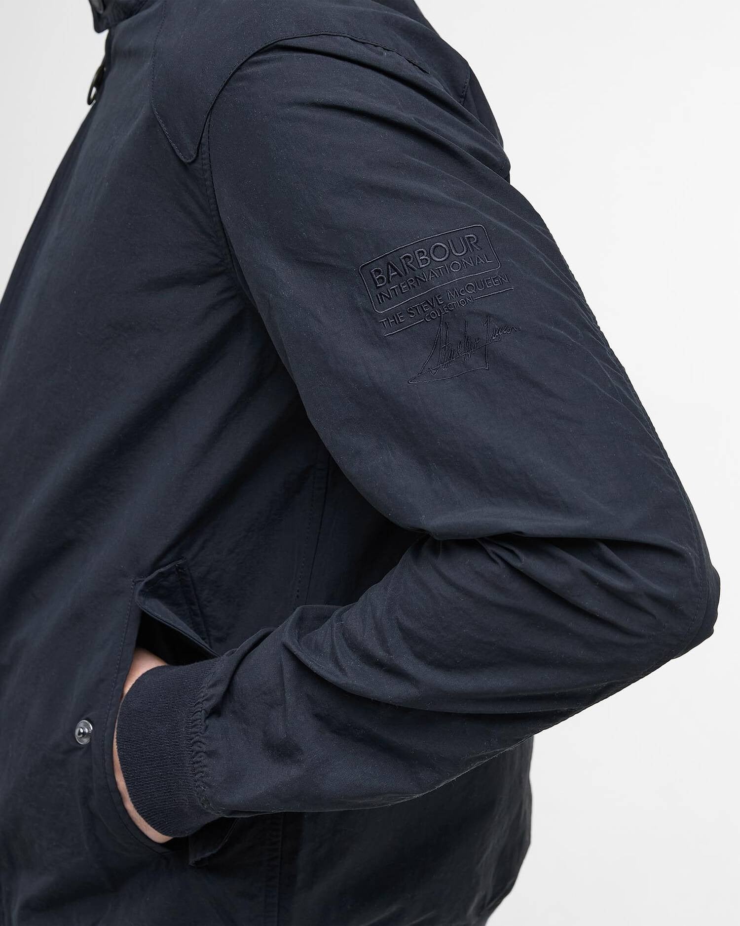 Barbour MCA0427 Rectifier Harrington Navy Giacca Uomo
