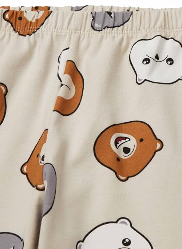 Benetton 3dke0p09p pigiama bambina cotone caldo