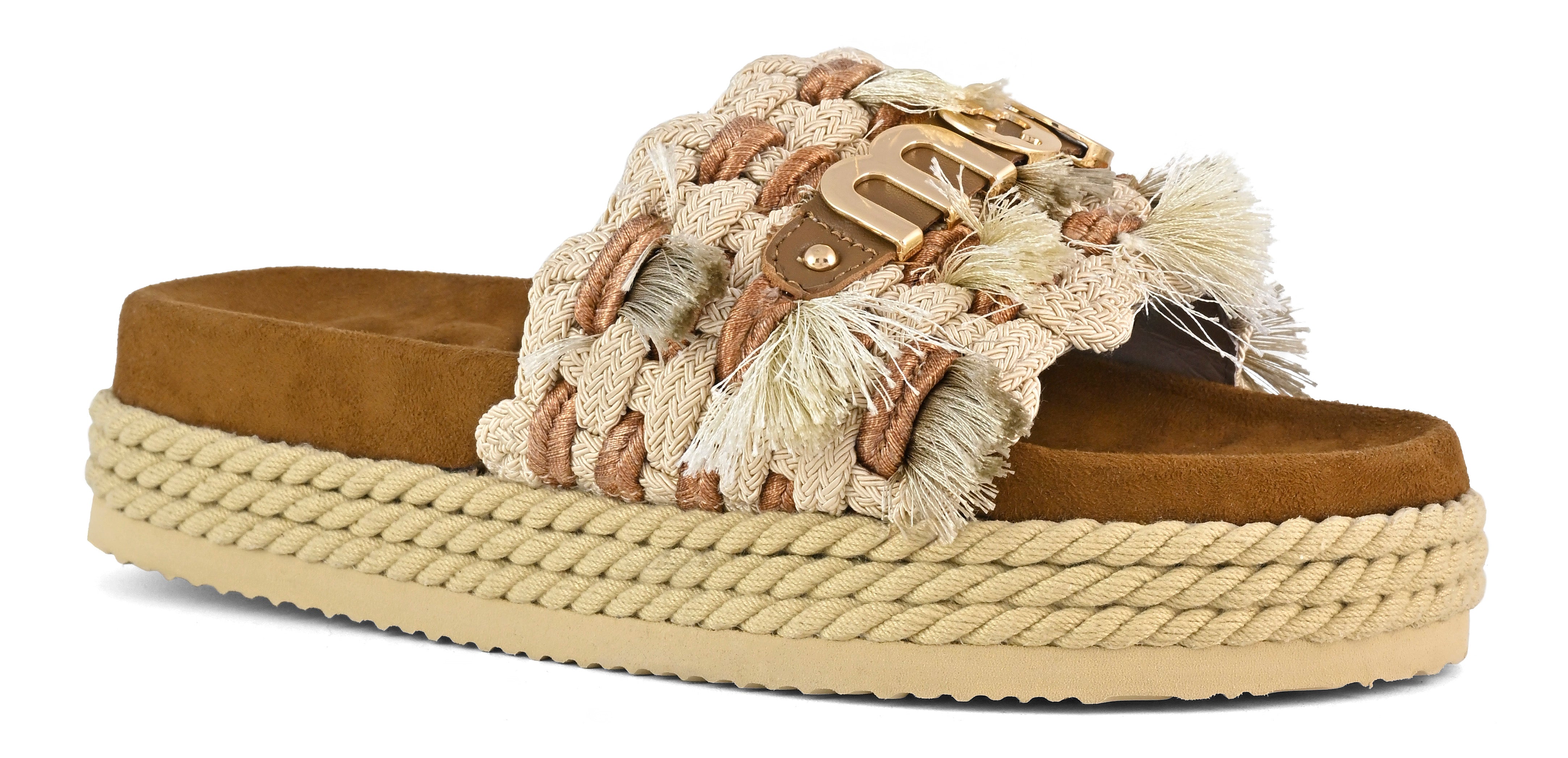 Mou Monoband SW451008K sandalo donna beige corda
