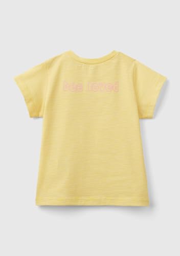 Benetton 3QFNA104E T-Shirt Bimba 74 Cotone con Stampa